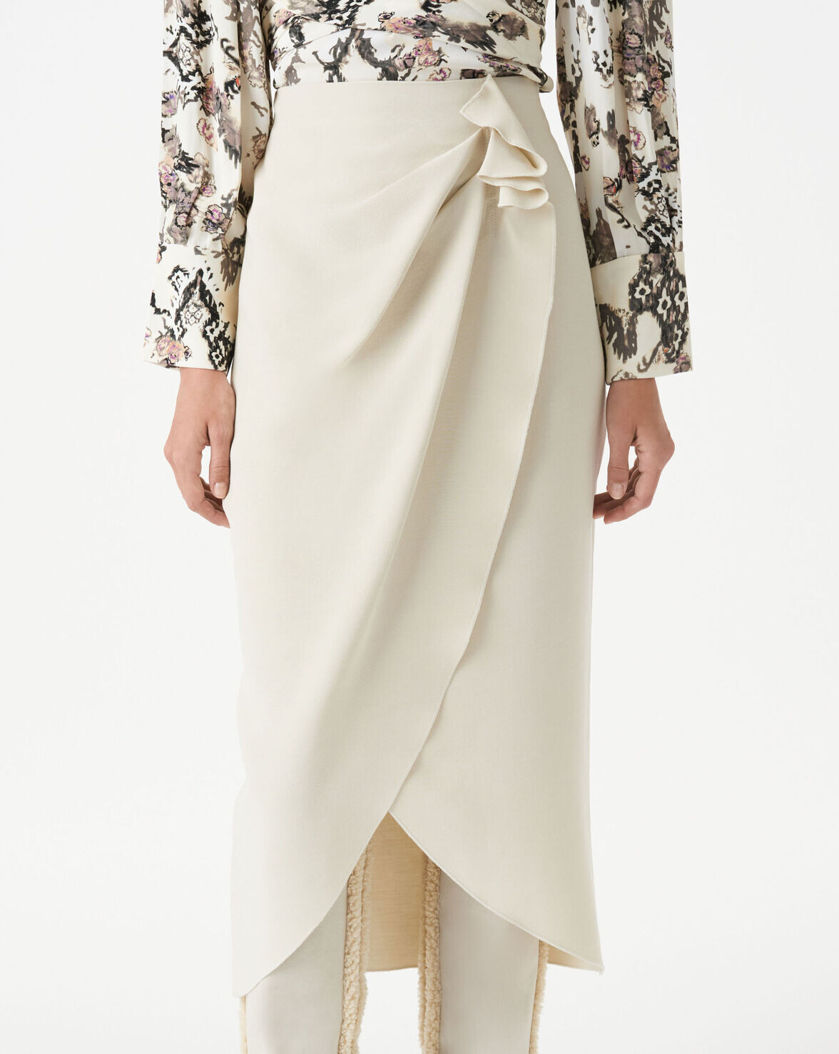 Iro Minilya Skirt in Mastic