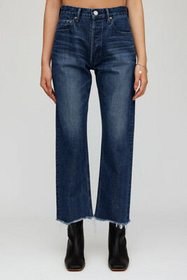Moussy Vintage Capac Wide Straight Cropped