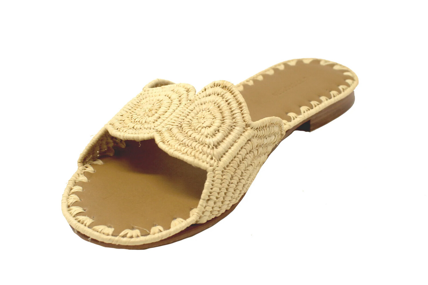 Carrie Forbes Naima Flat Slide in Natural