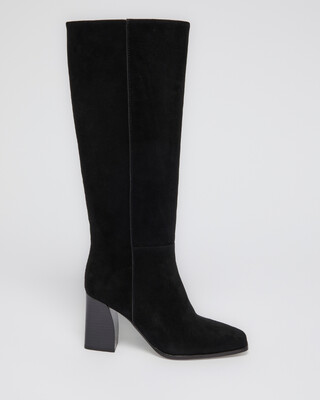 Paige Faye Boot in Black Suede