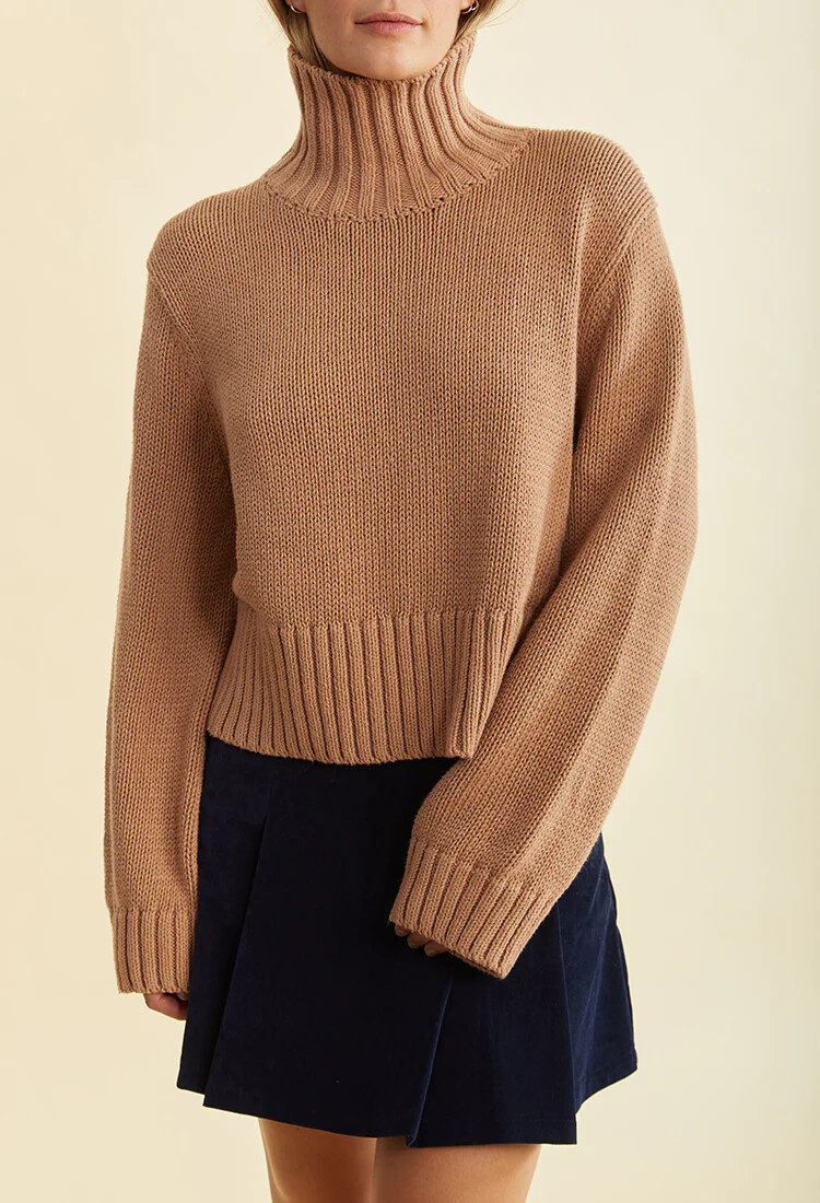 Ciao Lucia Luigi Sweater in Camel