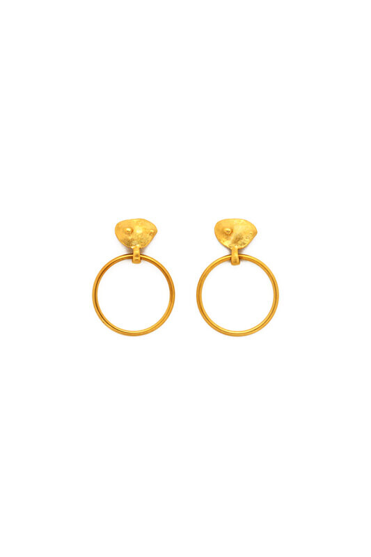 Sylvia Benson Petite &quot;AA: Doorknocker Earrings