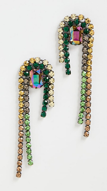 DeMarson Divina Crystal Waterfall Earrings