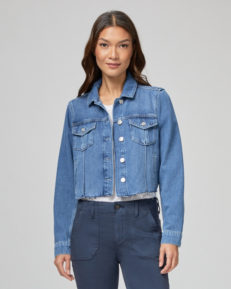 Paige Cropped Rowan Jacket in Selah