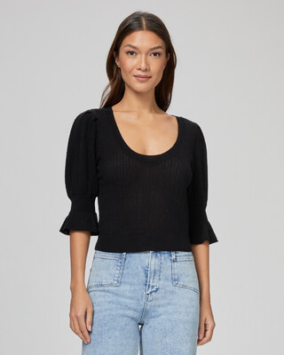 Paige Magnolia Sweater in Black