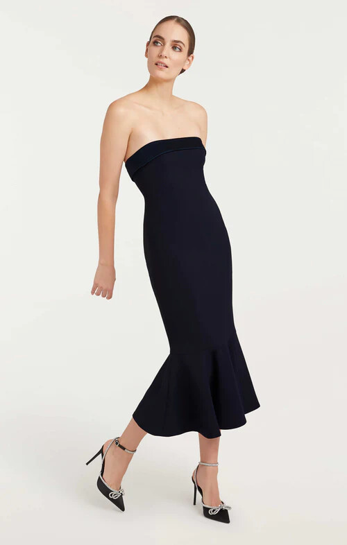 Cinq a Sept Mazzy Dress in Navy