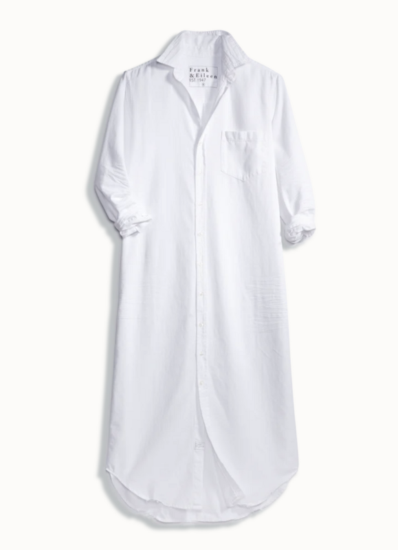 Frank &amp; Eileen Rory Dress in White Denim