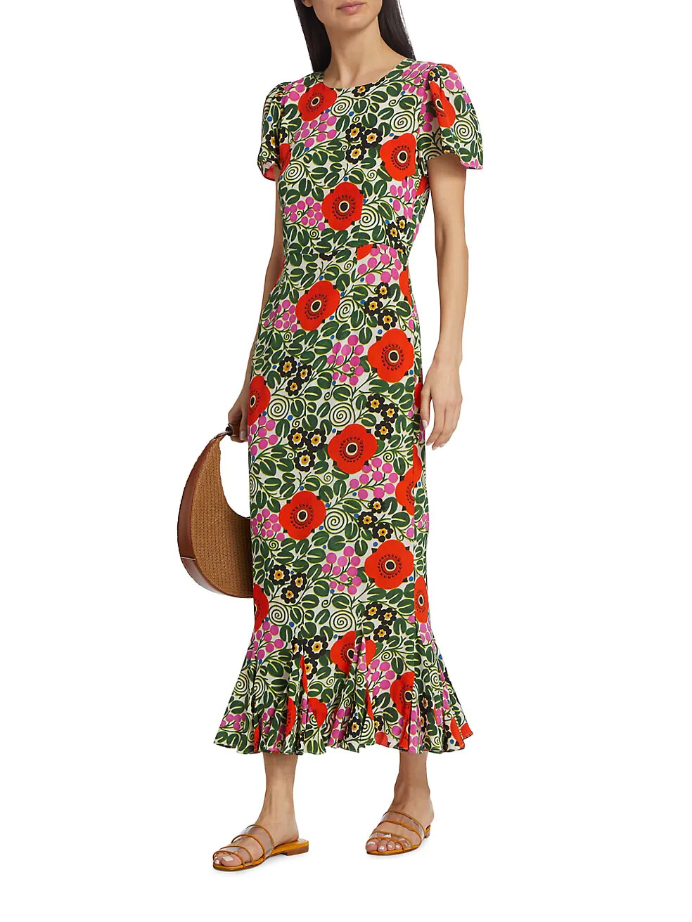Rhode Resort Lulani Dress in Aura Blossom