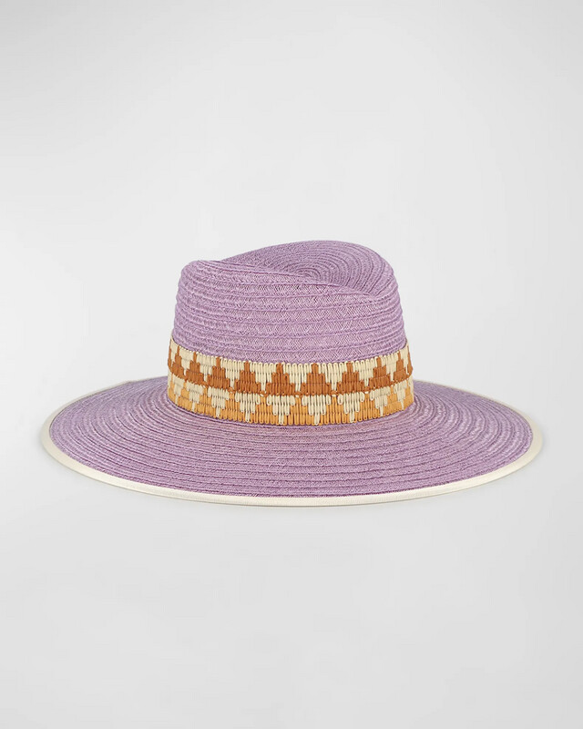 Destree Gerhard Hat Straw in Lilac