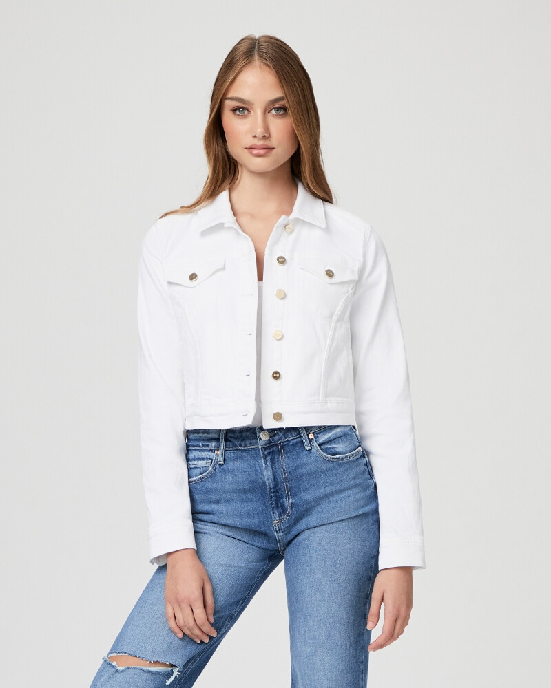 Paige Relaxed Vivienne Jacket in Crisp White