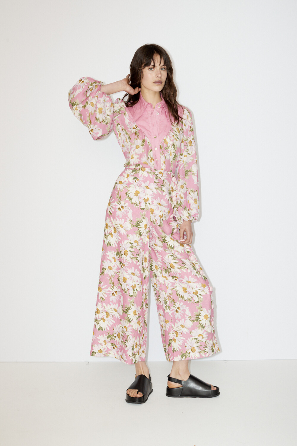 Alemais Maia Button Pant in Blossom