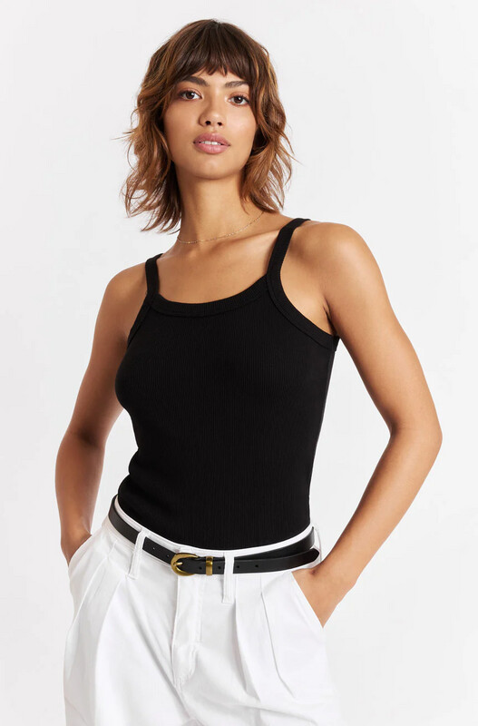 AMO Sinewy Tank in Black