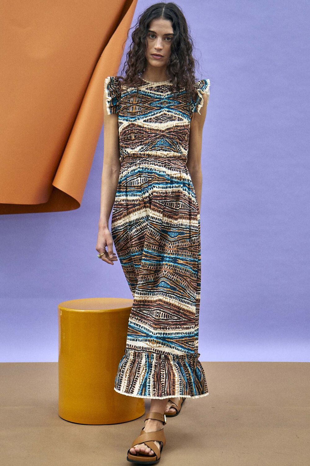 Hunter Bell Hayward Dress in Zig Zag