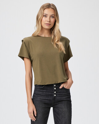 Paige Sefa Tee in Army