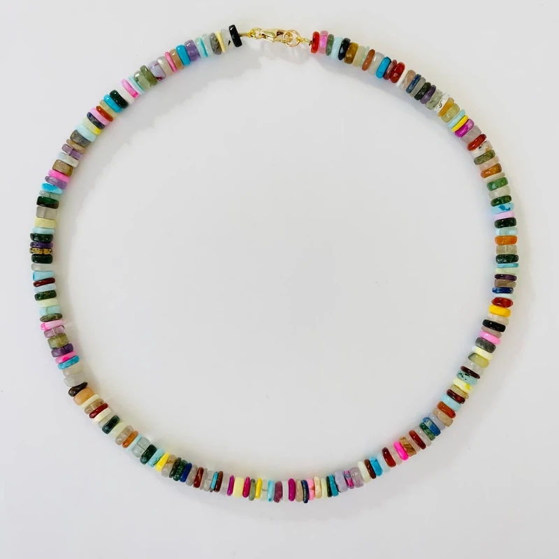 Theodosia Multi Stone Candy Necklace
