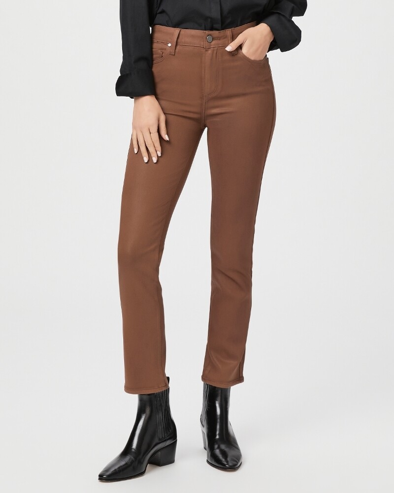 Paige Cindy in Cognac Luxe Coating