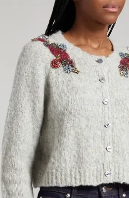 Cinq a Sept Diamond Daisies Millie Cardigan