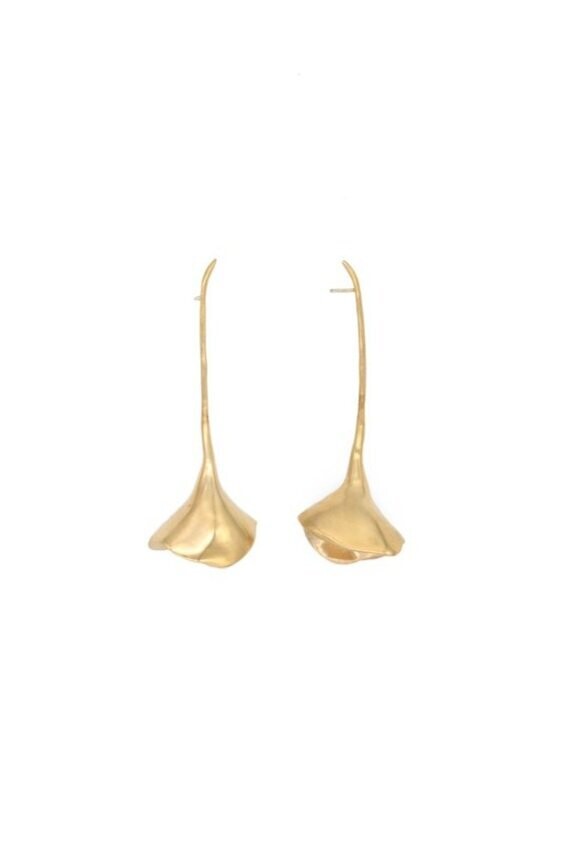 Sylvia Benson Long Stem Poppy Earrings