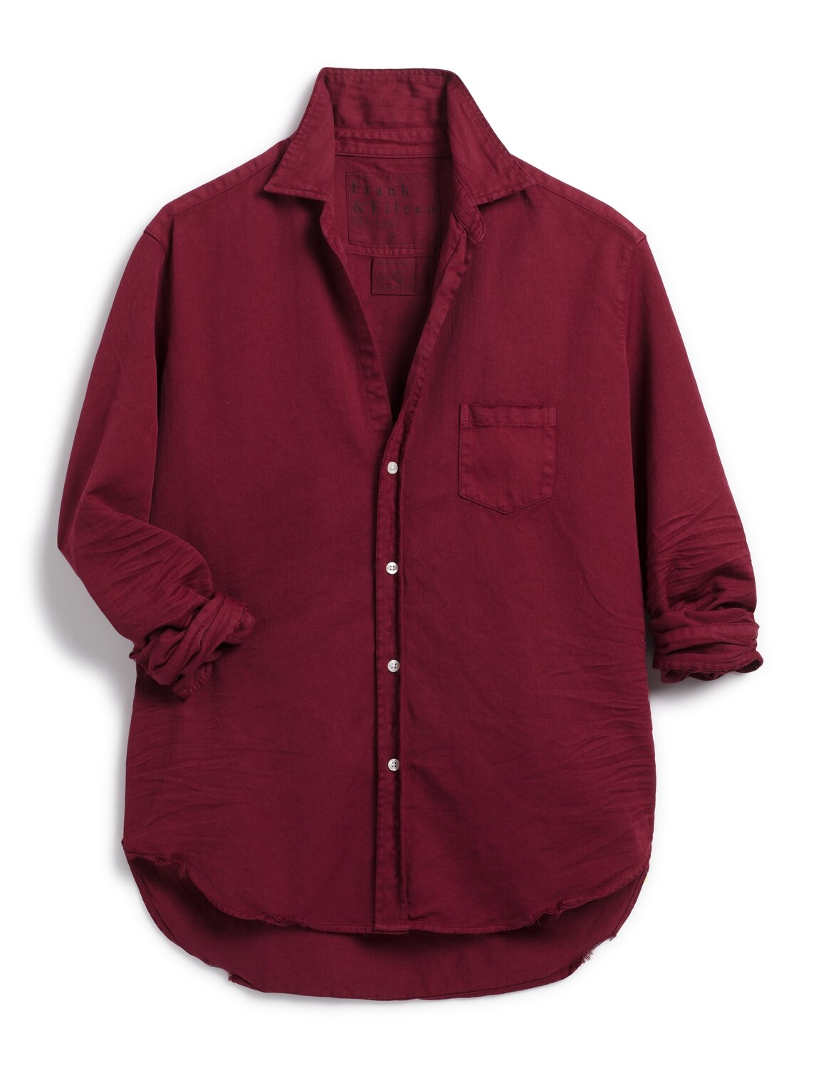Frank &amp; Eileen Eileen Button Up Shirt in Garnet