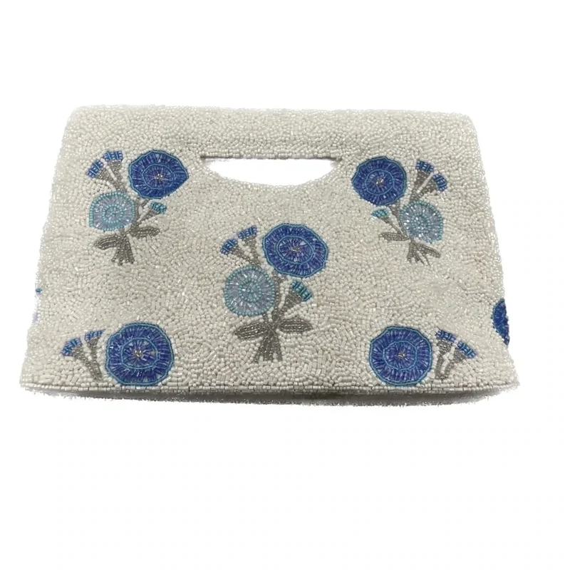 Tiana NY Ivory Floral Buds Clutch