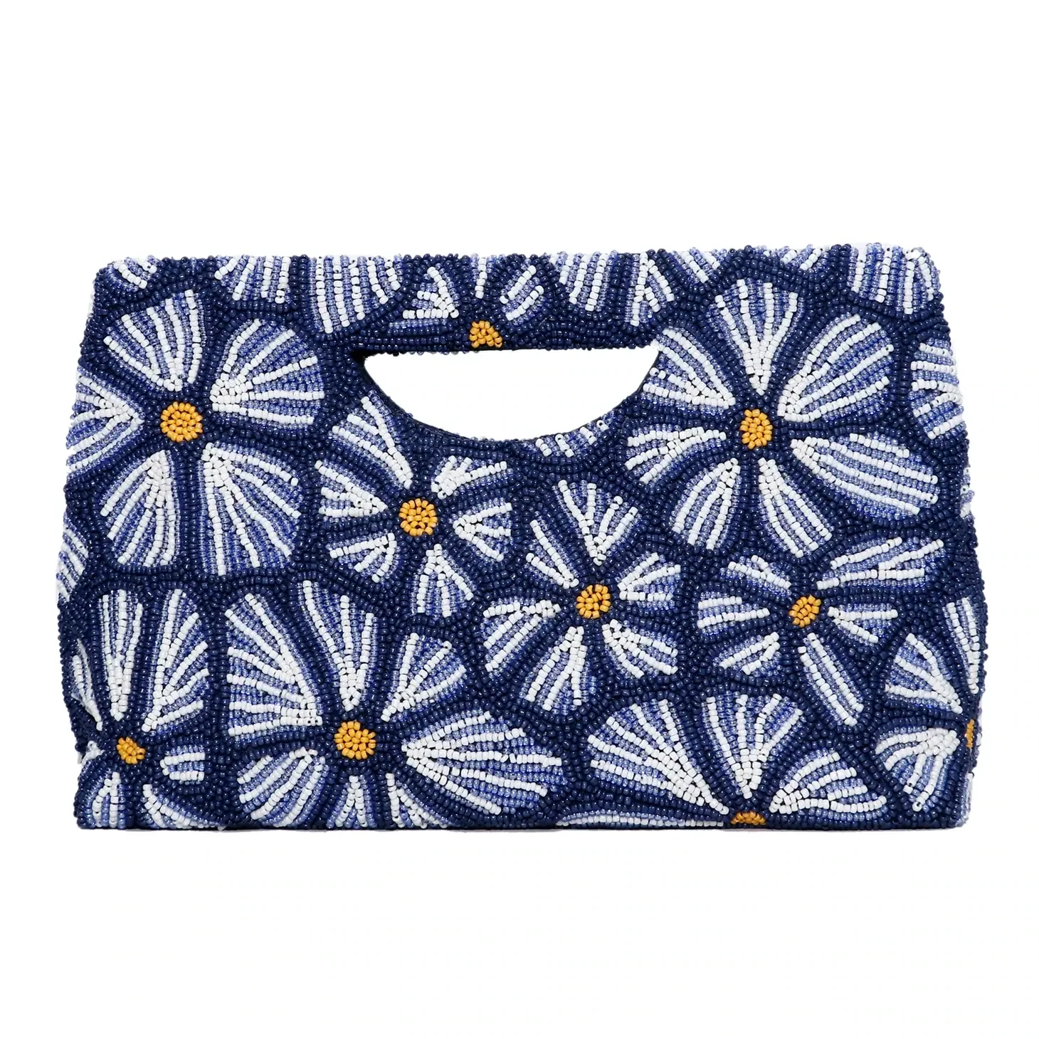 Tiana NY Blue Floral Burst Clutch