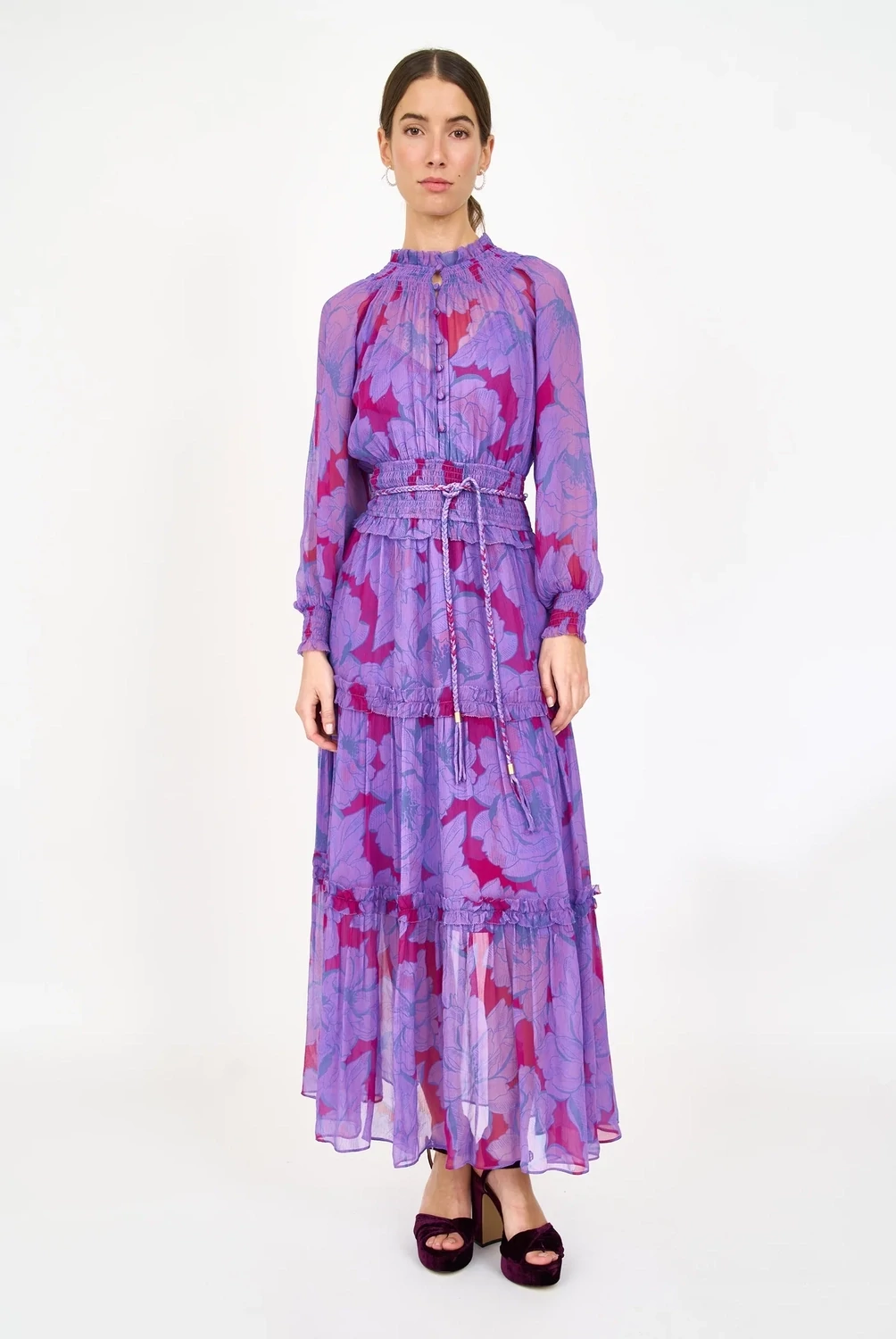 Christy Lynn Florence Dress in Vibrant Bloom