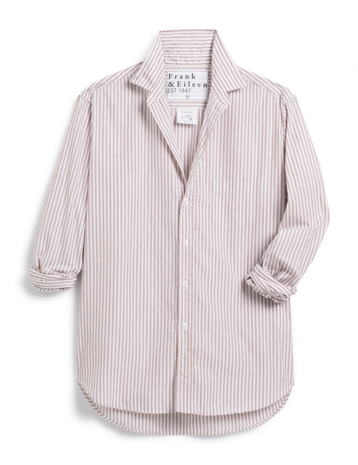 Frank &amp; Eileen Eileen Button Up in Sand Stripe
