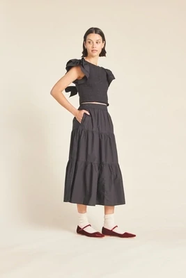 Trovata Makena &quot;B&quot; Skirt in Black