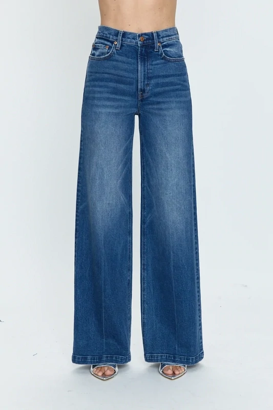 Pistola Lana High Rise Wide Leg in Cider