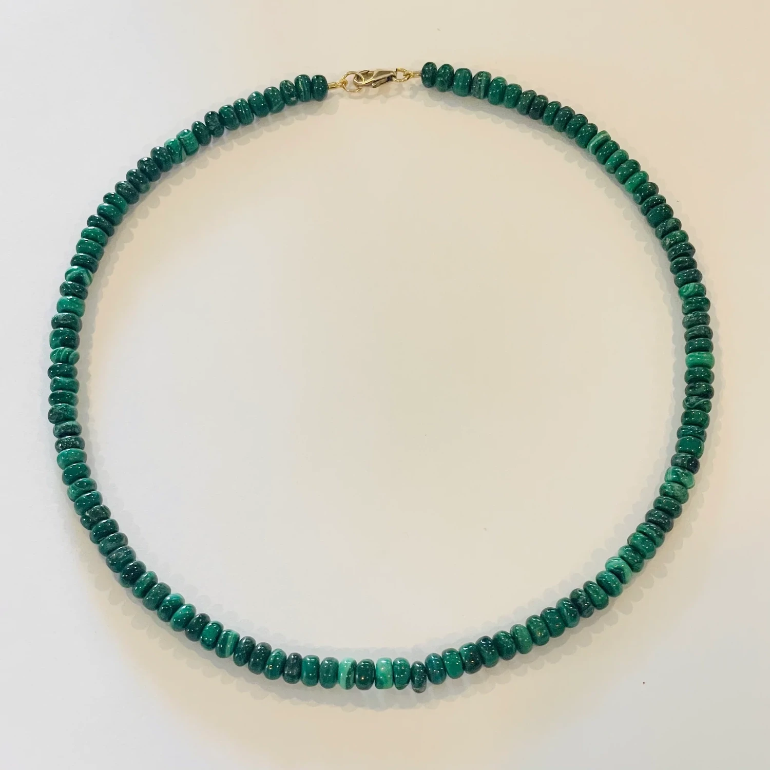 Theodosia Malachite Candy Necklace