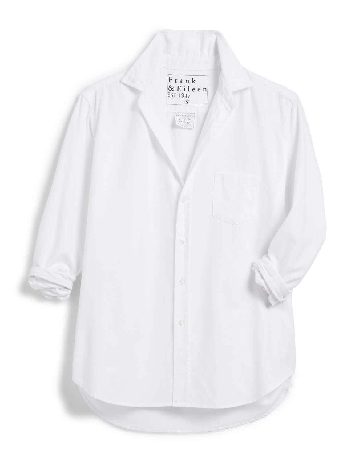 Frank &amp; Eileen Eileen Button Up in White