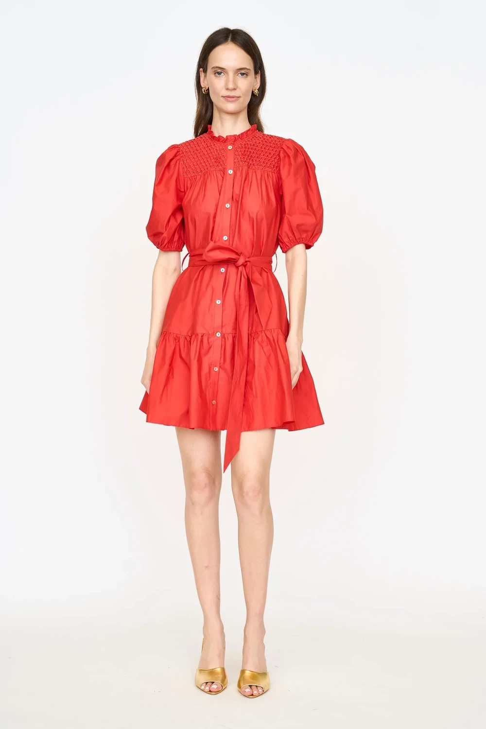 Christy Lynn Ellie Dress in Papaya