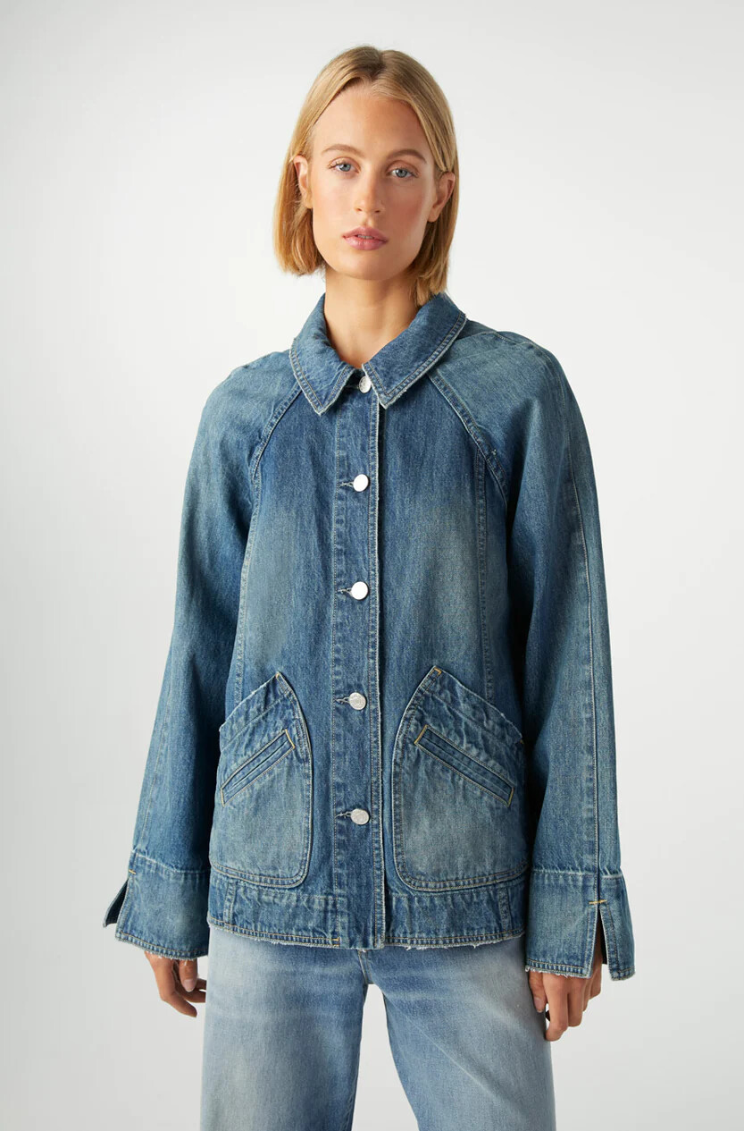 AMO Samerra Swing Coat in Tease