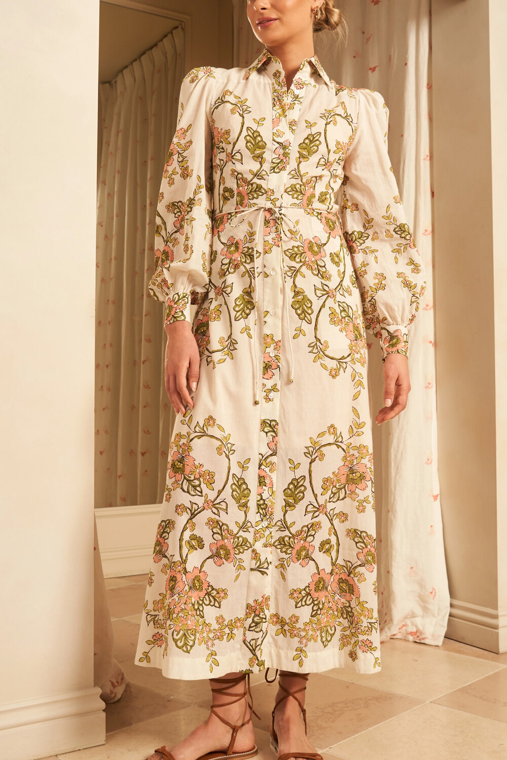 Hannah Artwear Evita Dress in Jasmine Peach