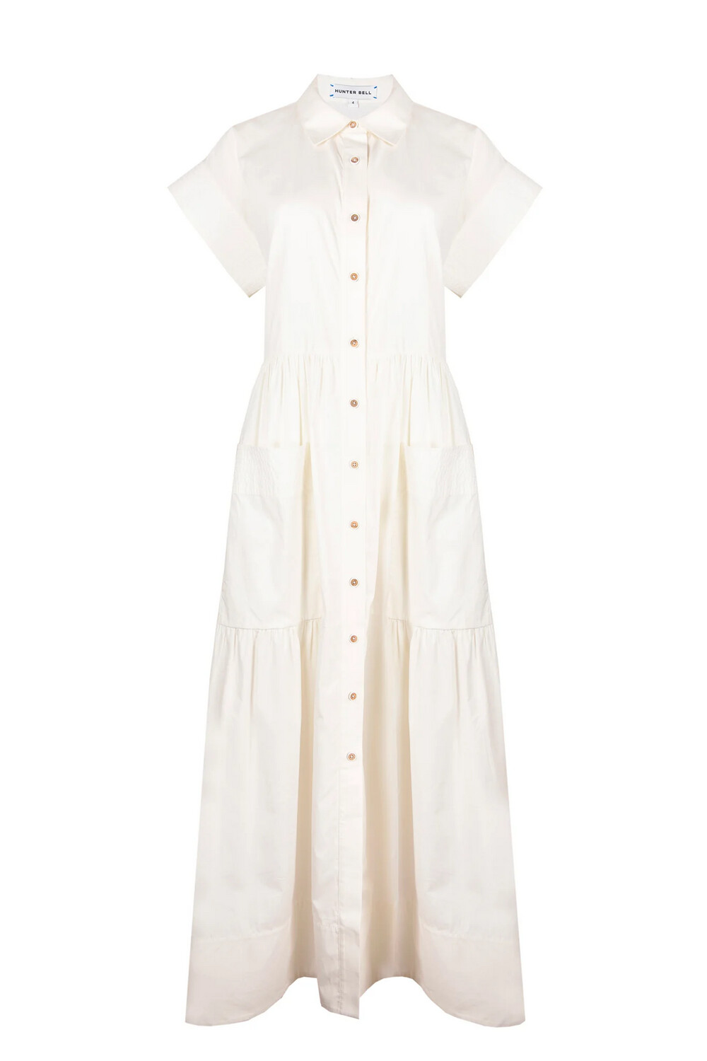 Hunter Bell Sarah Dress in Bright White
