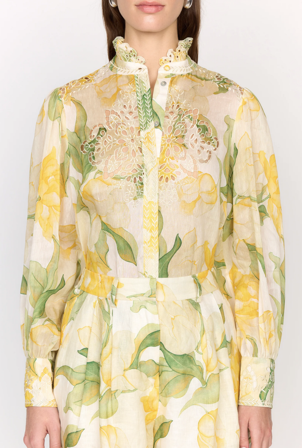Christy Lynn Marley Top in Waterlily Yellow