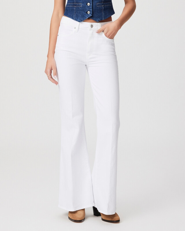 Paige Charlie Flare 32&quot; in Crisp White
