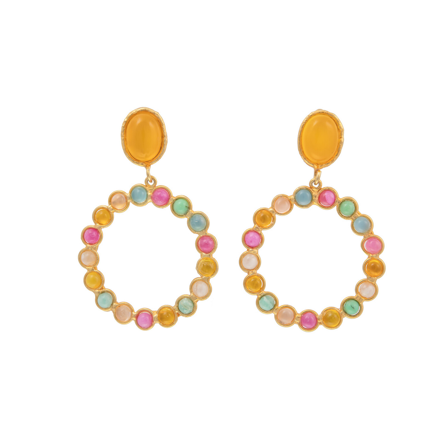 Sylvia Toledano Happy Earrings in Multi Summer