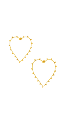 Sylvia Toledano Dots Heart Earrings