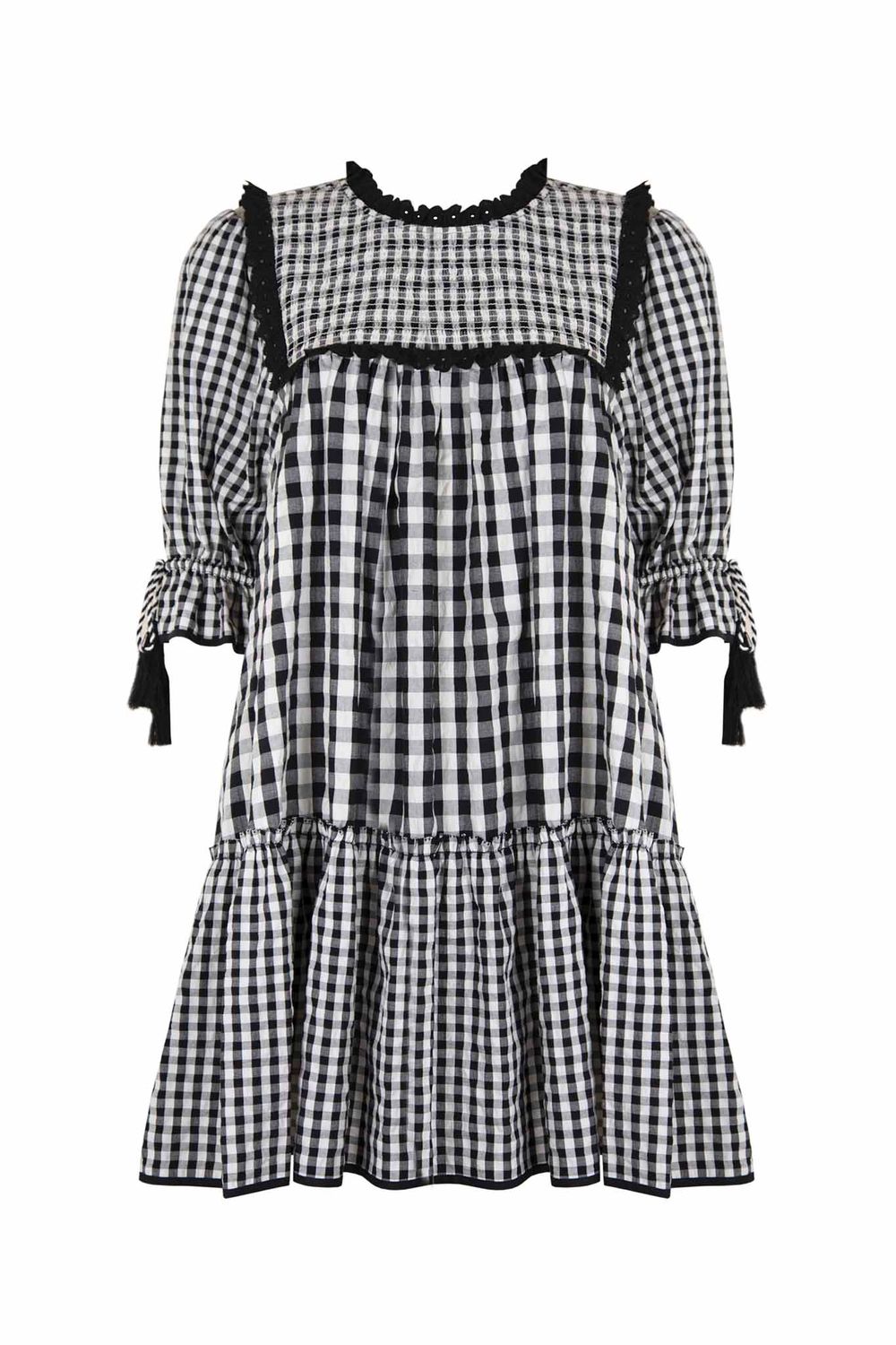 Hunter Bell Megan Dress in Black &amp; White