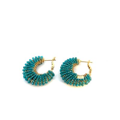 Gas Bijoux Izzia Earrings in Blue
