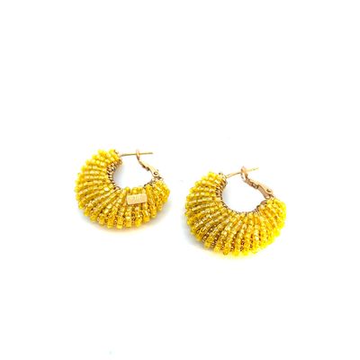 Gas Bijoux Izzia Earrings in Yellow