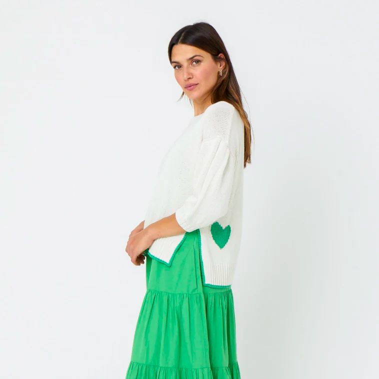 Kerri Rosenthal Chloe Sweater in White