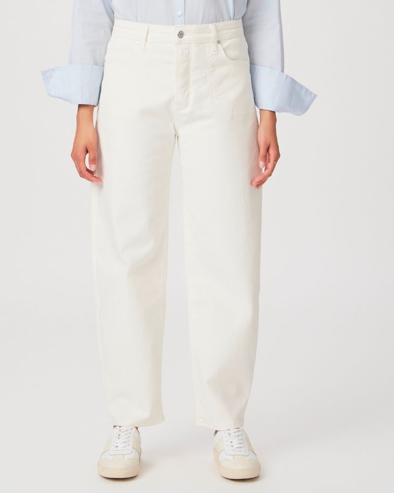 Paige Alexis with Covered Buttonfly in Tonal Ecru