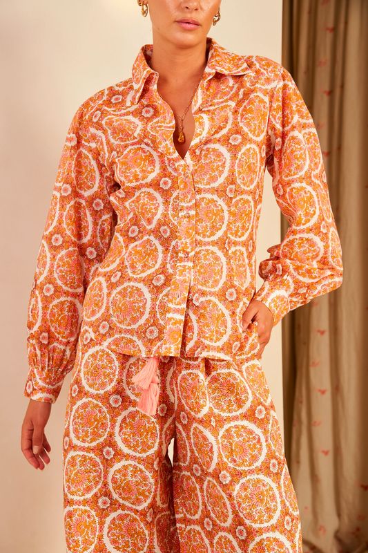 Hannah Artwear Evelyn Shirt in Cabana
