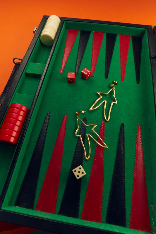 Alemais High Roller Star Drop Studs
