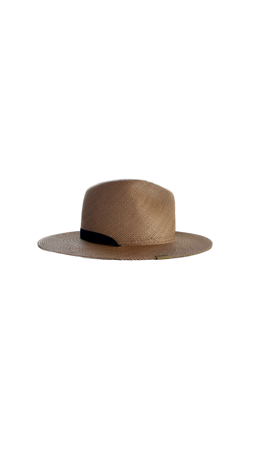 Kin The Label Inez Mushroom Panama Straw Hat
