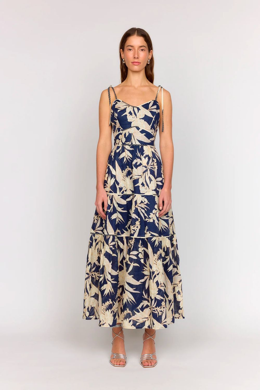 Christy Lynn Saphina Dress in Midnight Rosette