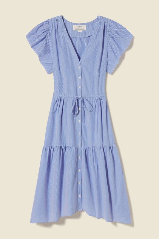 Trovata Kristi Dress in Blue &amp; White Stripe