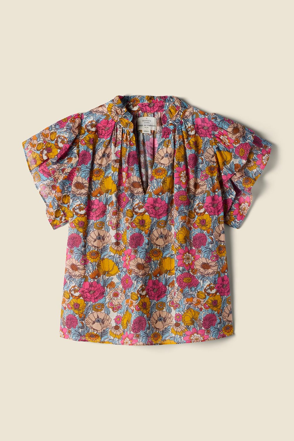 Trovata Clover Blouse in Dawn Fleurettes